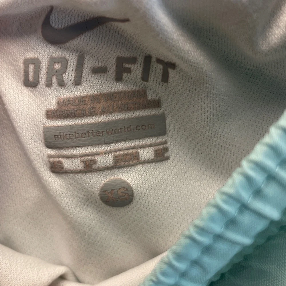 Nike Mint Green Athletic Shorts with‎ Coral Trim